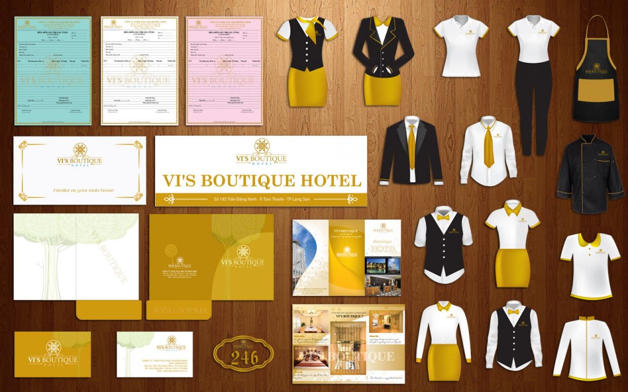 Lưu ý khi thiết kế bộ nhận diện thương hiệu cho nhà hàng, khách sạn( p2)